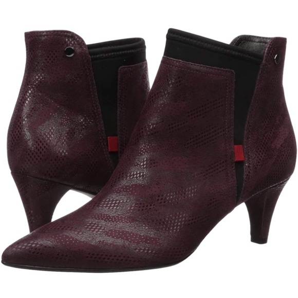 MARC JOSEPH NEW YORK Leather Made in Brazil 2.25 Inch Heel Ankle Bootie 9.5 - Picture 2 of 9